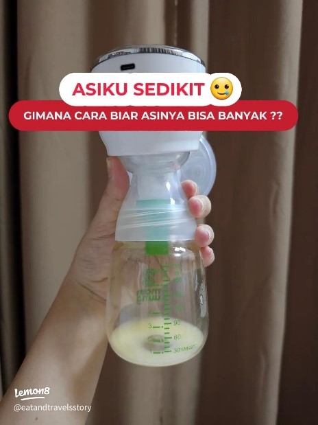  	Masalah pada Ibu 1)	Produksi ASI Sedikit 